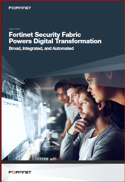 Fortinet Security Fabric  Powers Digital Transformation (sold in package, 10pc per package)